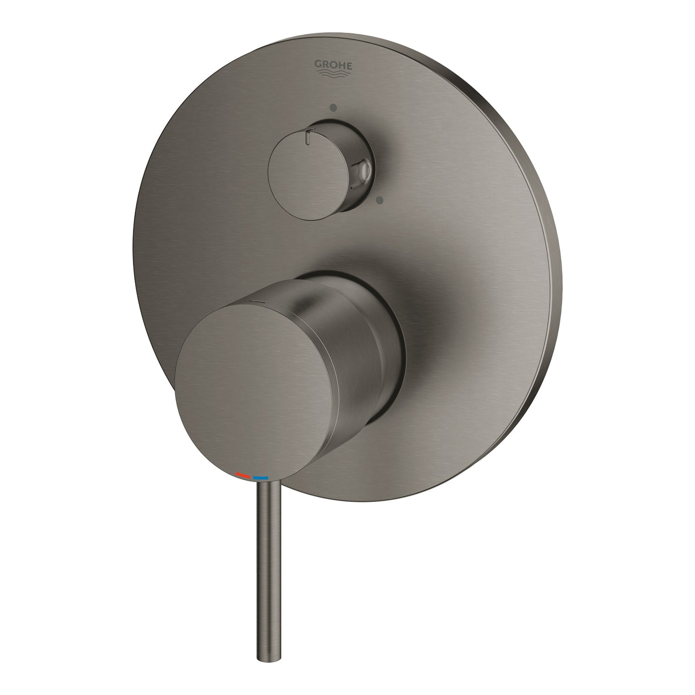 Grohe Brushed Hard Graphite Atrio Single-lever mixer with 3-way diverter - Letta London - Thermostatic Showers