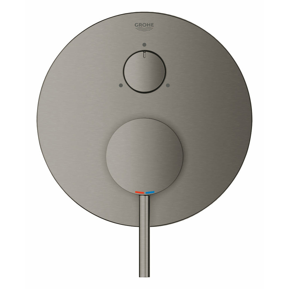 Grohe Brushed Hard Graphite Atrio Single-lever mixer with 3-way diverter - Letta London - Thermostatic Showers