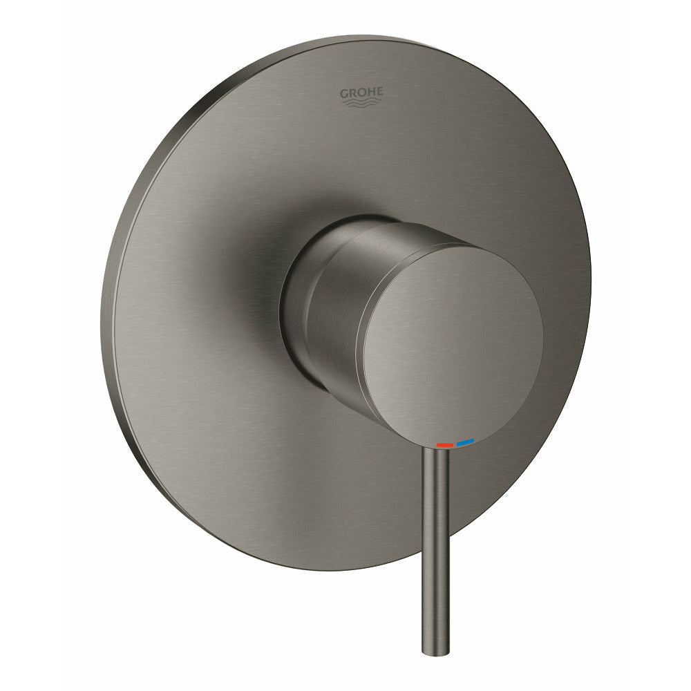 Grohe Brushed Hard Graphite Atrio Single-lever shower mixer trim - Letta London - Thermostatic Showers