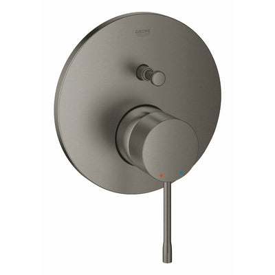 Grohe Brushed Hard Graphite Essence Single-lever mixer with 2-way diverter - Letta London - Thermostatic Showers