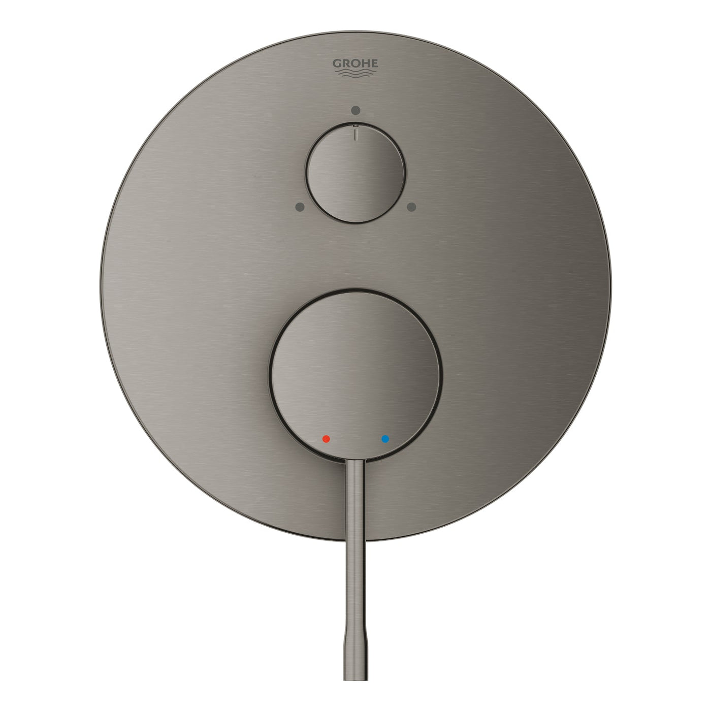 Grohe Brushed Hard Graphite Essence Single-lever mixer with 3-way diverter - Letta London - Thermostatic Showers