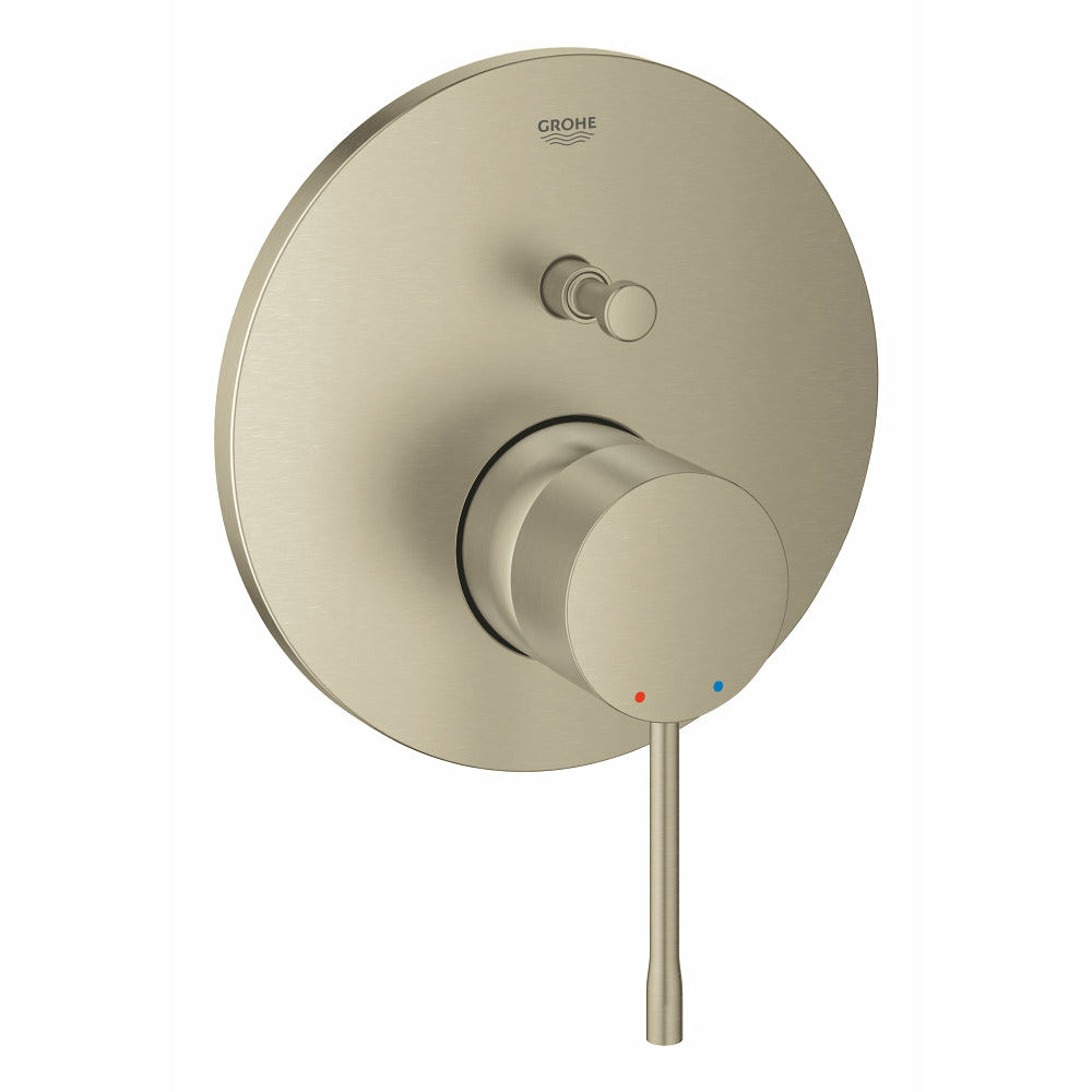 Grohe Brushed Nickels Essence Single-lever mixer with 2-way diverter - Letta London - Thermostatic Showers