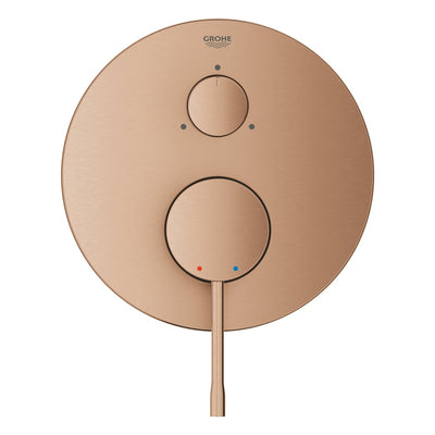 Grohe Brushed Warm Sunset Essence Single-lever mixer with 3-way diverter - Letta London - Thermostatic Showers