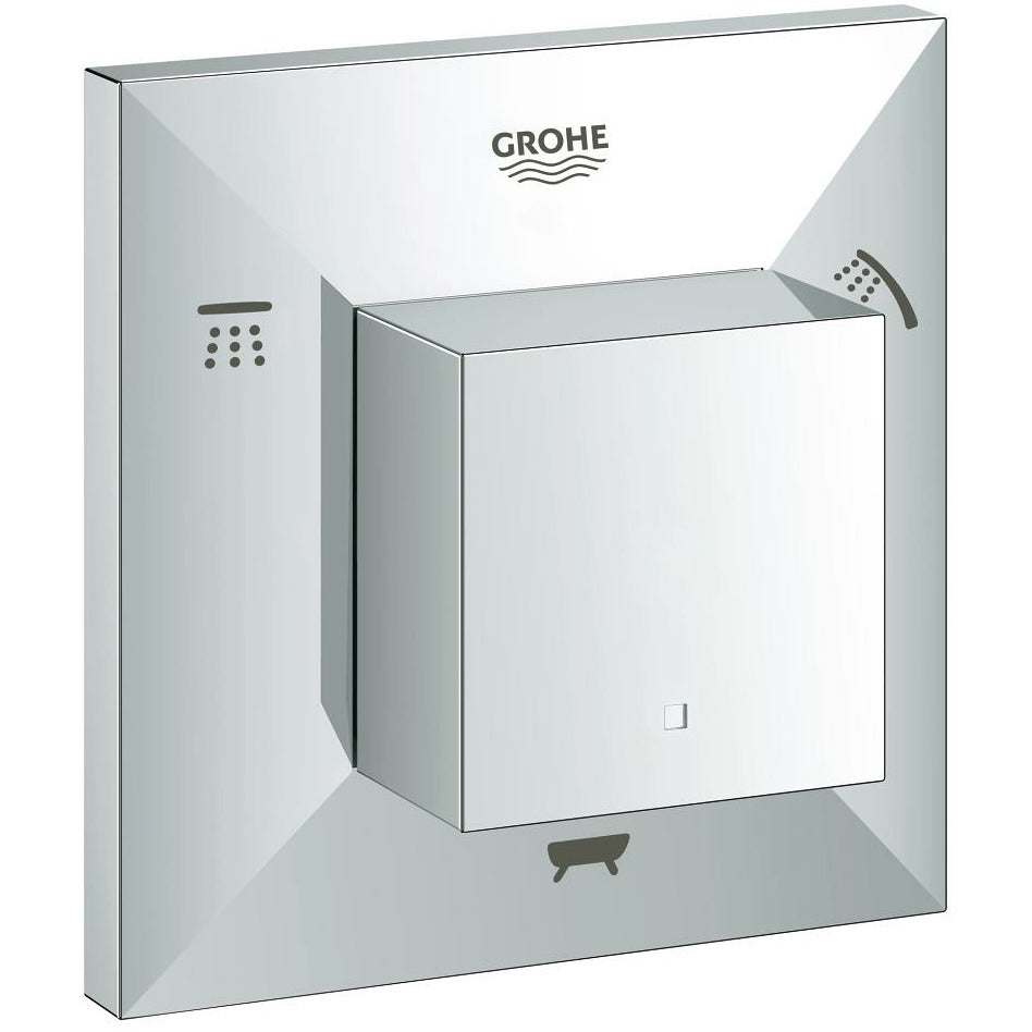 Grohe Chrome Allure Brilliant 5-way diverter - Letta London - Thermostatic Showers