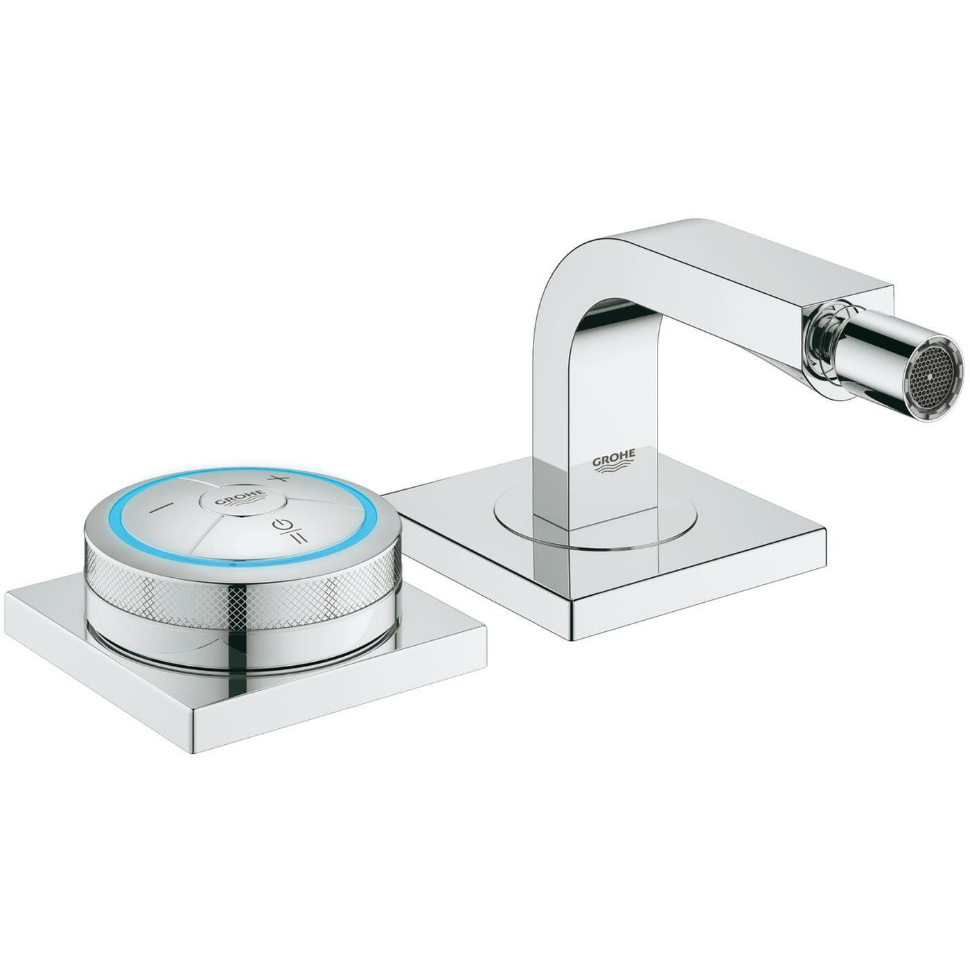 Grohe Chrome Allure F-digital Digital bidet Mixer taps - Letta London - Bidet Taps