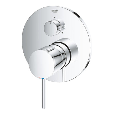 Grohe Chrome Atrio Single-lever mixer with 3-way diverter - Letta London - Thermostatic Showers