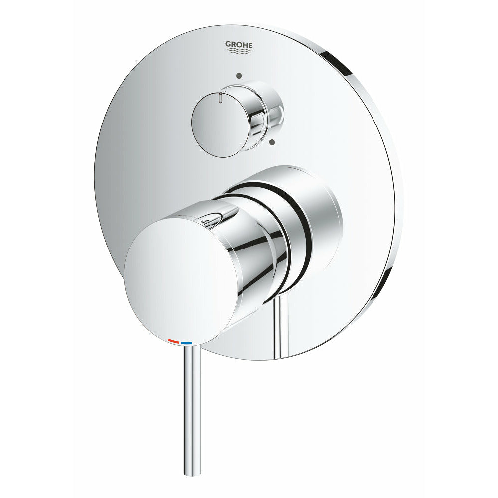 Grohe Chrome Atrio Single-lever mixer with 3-way diverter - Letta London - Thermostatic Showers