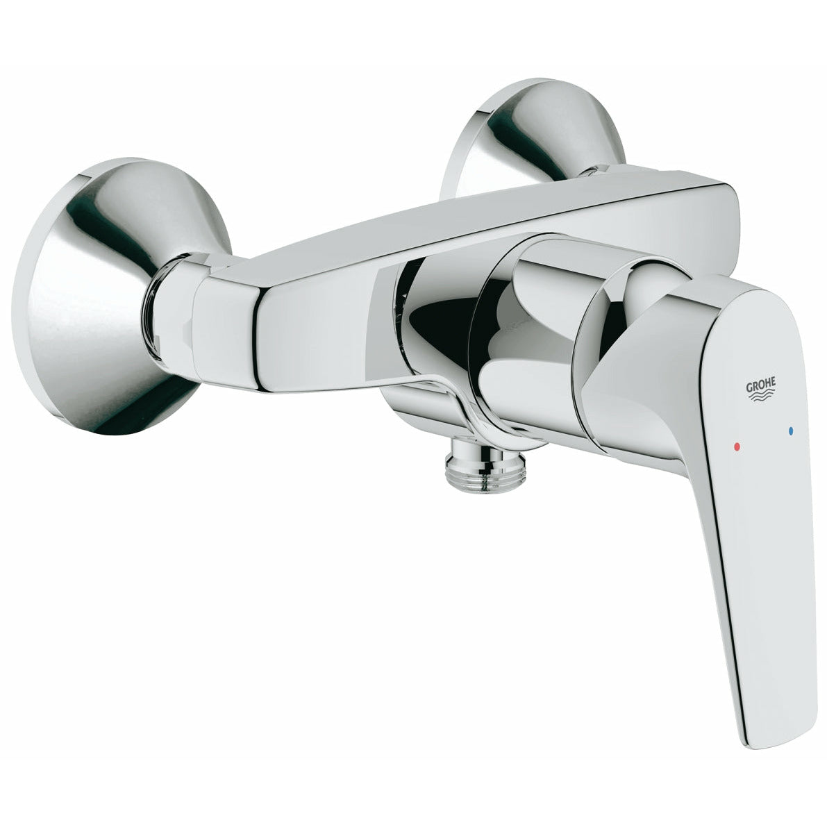 Grohe Chrome BauFlow Single-lever shower mixer 1/2" - Letta London - Thermostatic Showers