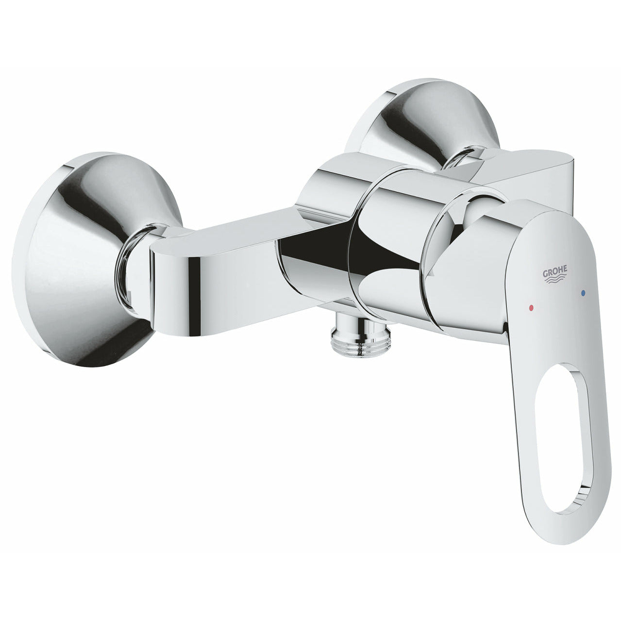 Grohe Chrome BauLoop Single-lever shower mixer 1/2" - Letta London - Thermostatic Showers