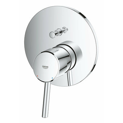 Grohe Chrome Concetto Single-lever mixer with 2-way diverter - Letta London - Thermostatic Showers