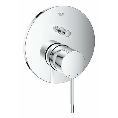 Grohe Chrome Essence Single-lever mixer with 2-way diverter - Letta London - Thermostatic Showers