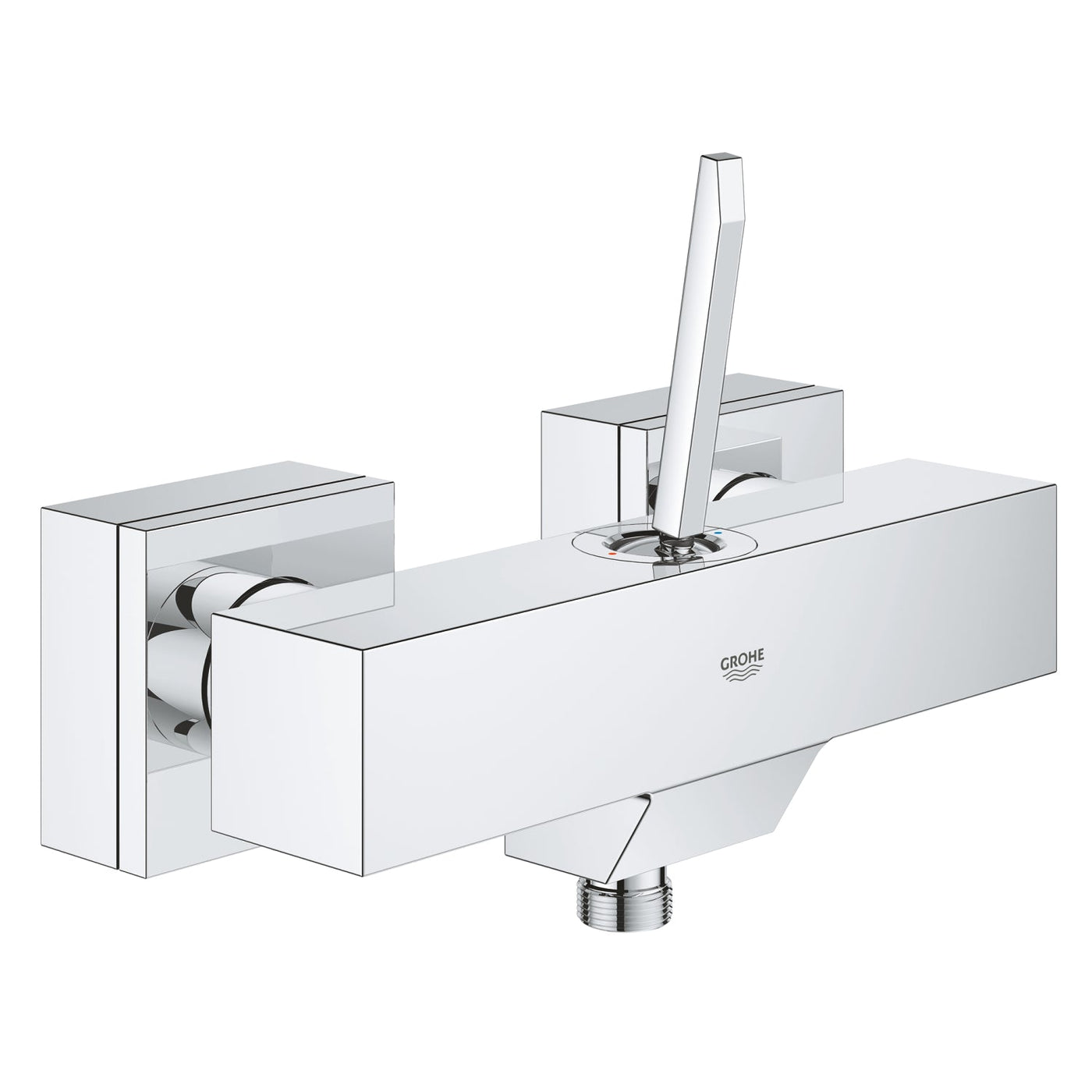 Grohe Chrome Eurocube Joy Single-lever shower mixer 1/2" - Letta London - Thermostatic Showers