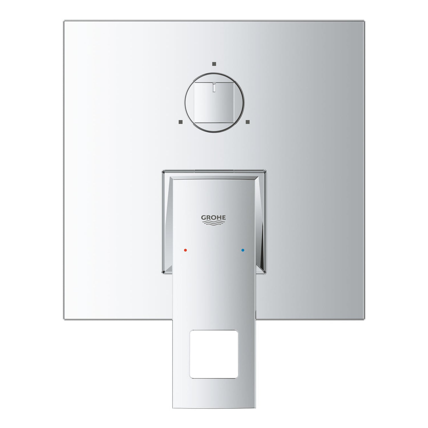 Grohe Chrome Eurocube Single-lever mixer with 3-way diverter - Letta London - Thermostatic Showers