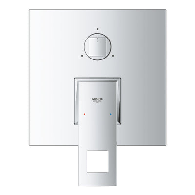 Grohe Chrome Eurocube Single-lever mixer with 3-way diverter - Letta London - Thermostatic Showers