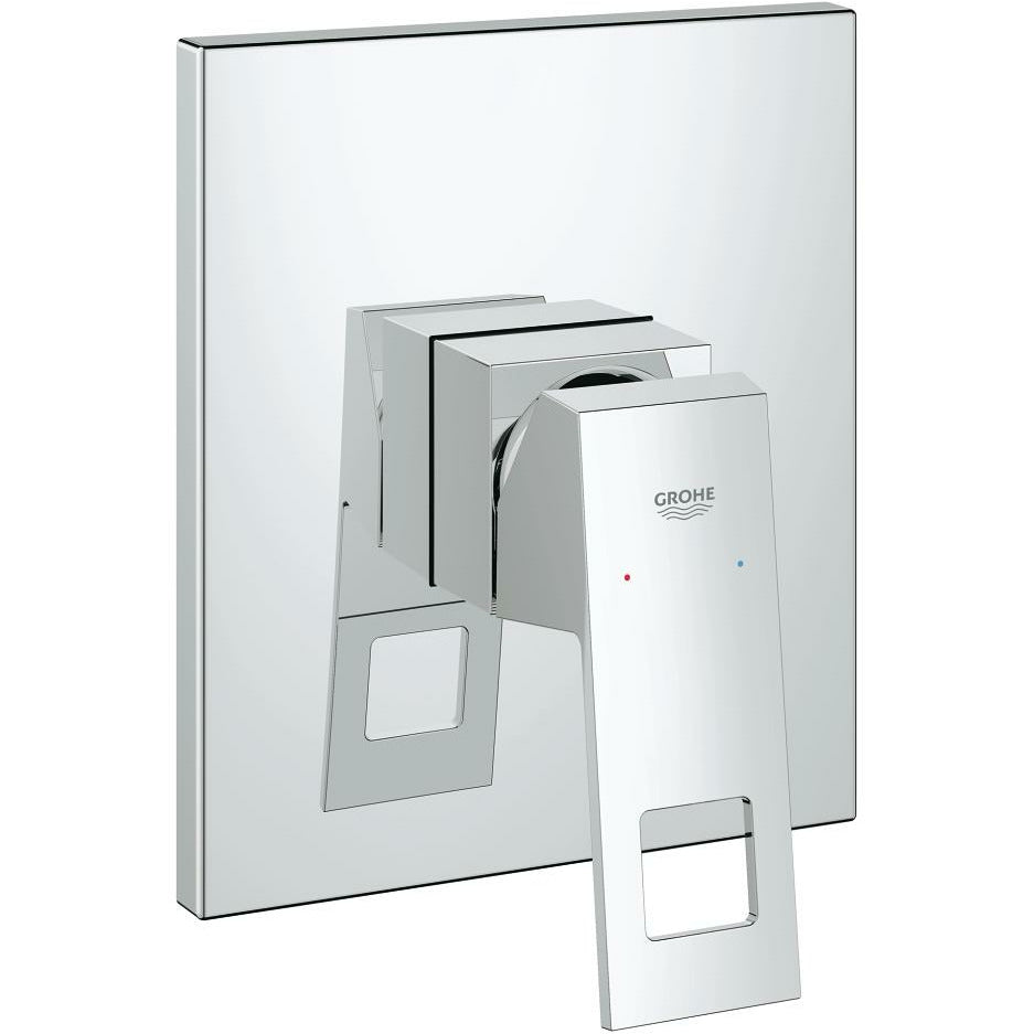 Grohe Chrome Eurocube Single-lever shower mixer trim - Letta London - Thermostatic Showers