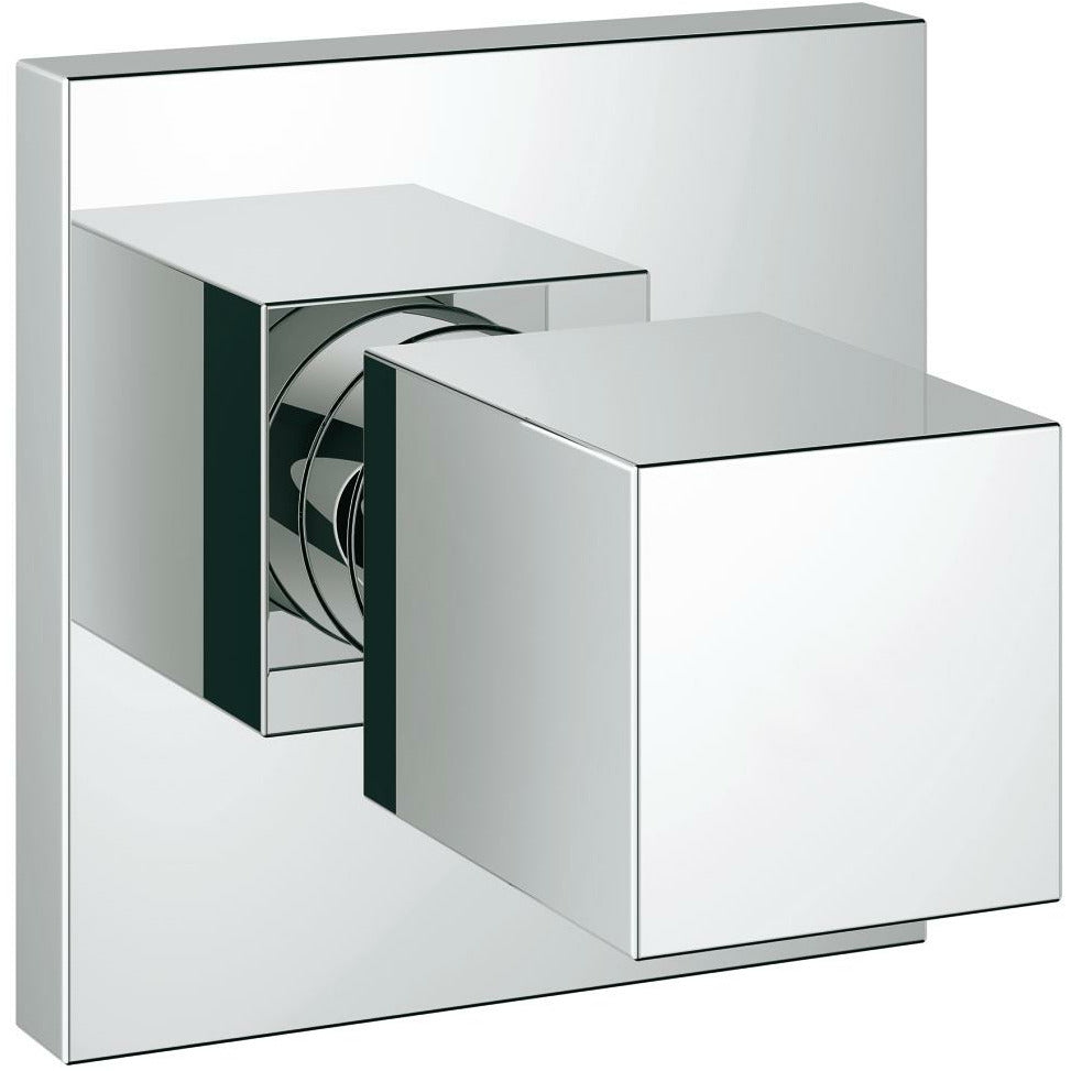 Grohe Chrome Eurocube Volume Control Trim - Letta London - Thermostatic Showers