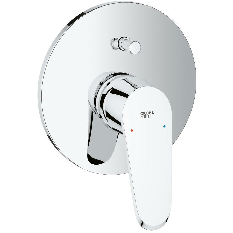 Grohe Chrome Eurodisc Cosmopolitan Single-lever bath/shower mixer trim - Letta London - Thermostatic Showers