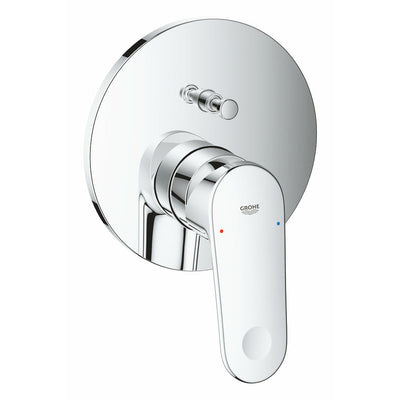 Grohe Chrome Europlus Single-lever mixer with 2-way diverter - Letta London - Thermostatic Showers