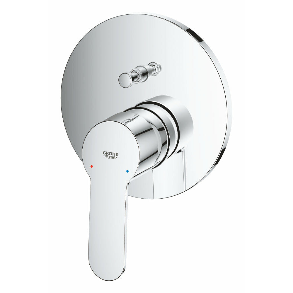Grohe Chrome Eurostyle Cosmopolitan Single-lever mixer with 2-way diverter - Letta London - Thermostatic Showers