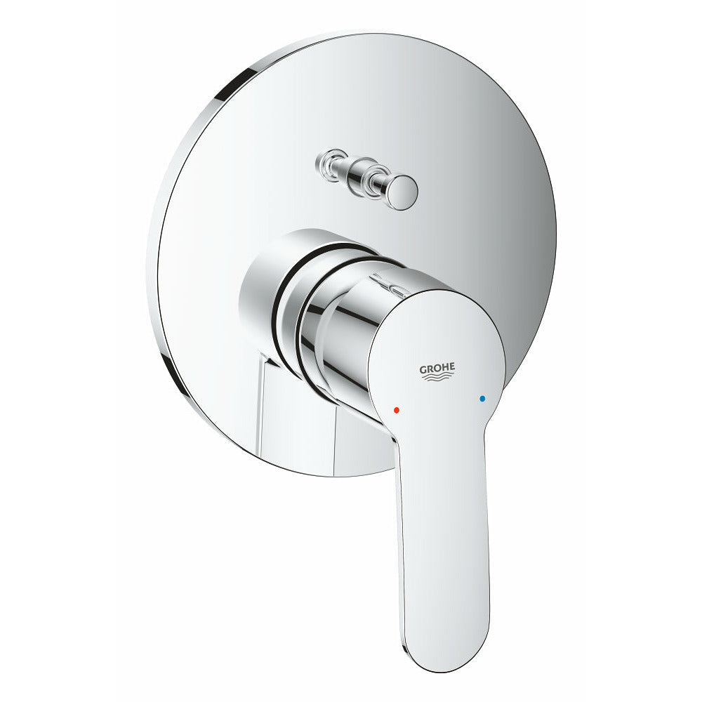 Grohe Chrome Eurostyle Cosmopolitan Single-lever mixer with 2-way diverter - Letta London - Thermostatic Showers