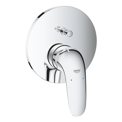 Grohe Chrome Eurostyle Single-lever mixer with 2-way diverter - Letta London - Thermostatic Showers