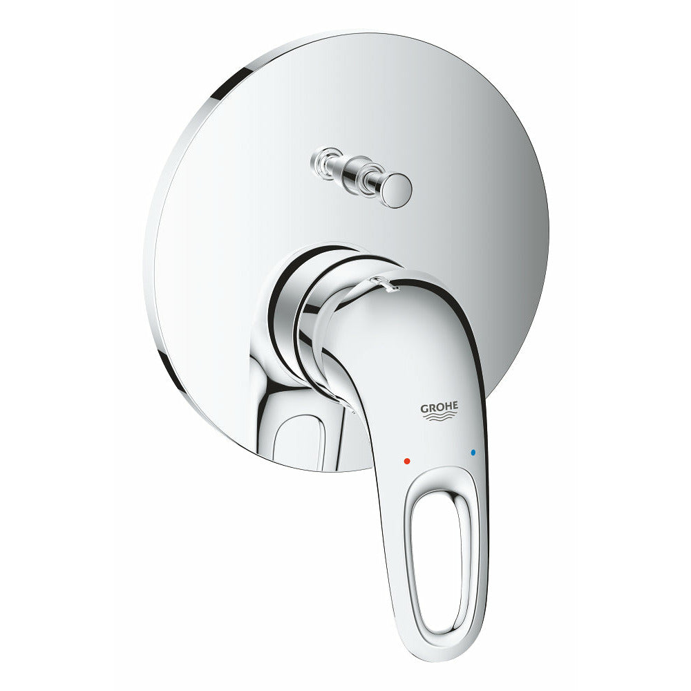 Grohe Chrome Eurostyle Single-lever mixer with 2-way diverter - Letta London - Thermostatic Showers