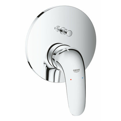 Grohe Chrome Eurostyle Single-lever mixer with 2-way diverter - Letta London - Thermostatic Showers