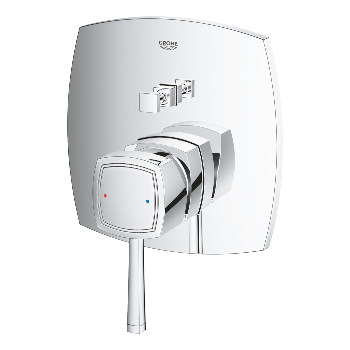 Grohe Chrome Grandera Single-lever mixer with 2-way diverter - Letta London - Thermostatic Showers