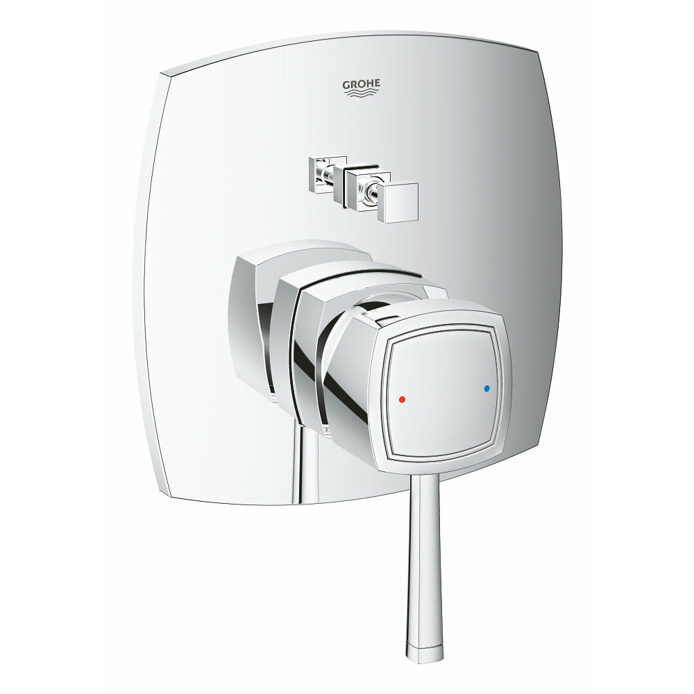 Grohe Chrome Grandera Single-lever mixer with 2-way diverter - Letta London - Thermostatic Showers
