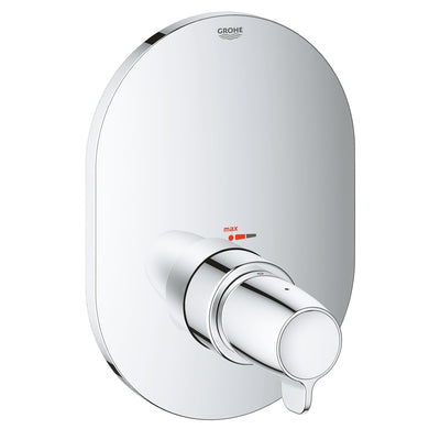Grohe Chrome Grohtherm Special Trim for thermostatic shower valve - Letta London - Thermostatic Showers