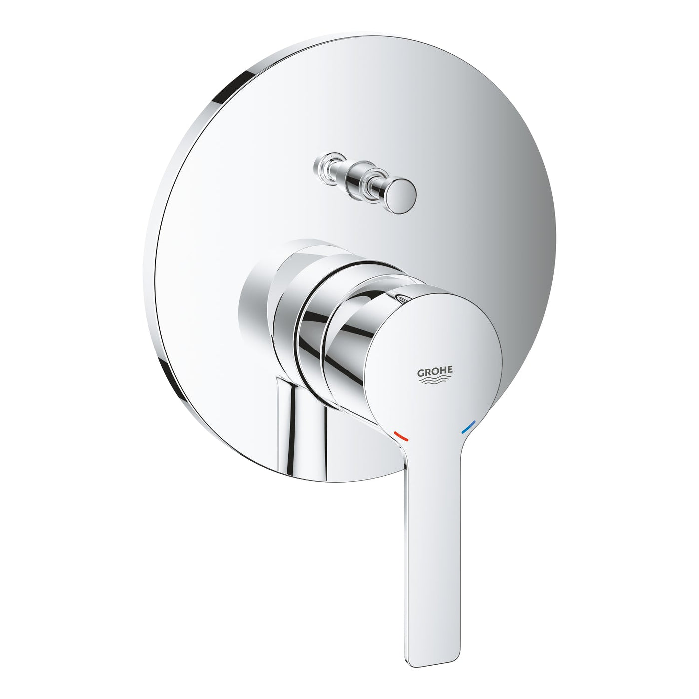 Grohe Chrome Lineare Single-lever mixer with 2-way diverter - Letta London - Thermostatic Showers