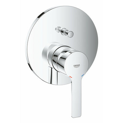 Grohe Chrome Lineare Single-lever mixer with 2-way diverter - Letta London - Thermostatic Showers
