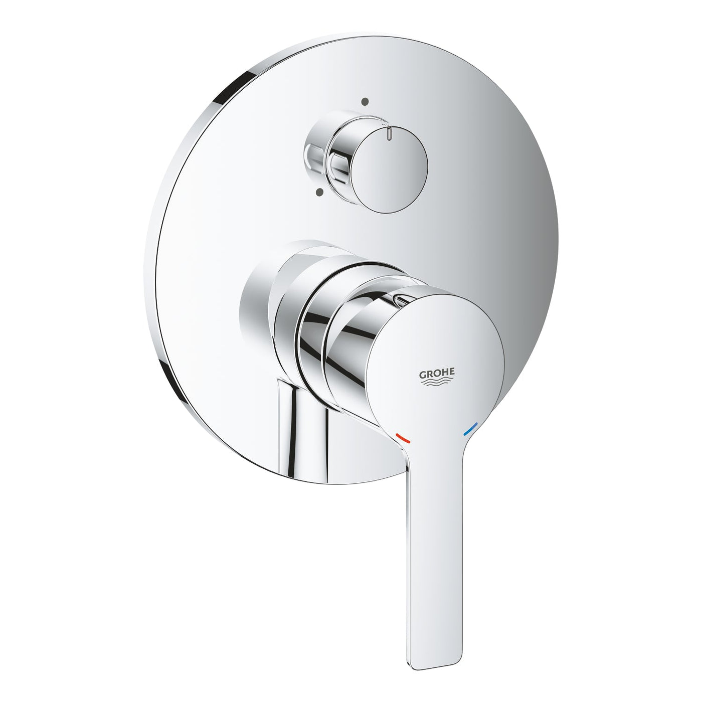 Grohe Chrome Lineare Single-lever mixer with 3-way diverter - Letta London - Thermostatic Showers