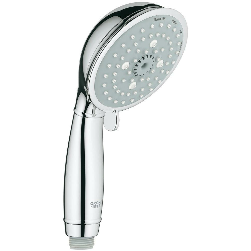 Grohe Chrome Tempesta Rustic 100 Hand shower 4 sprays - Letta London - Hand Showers