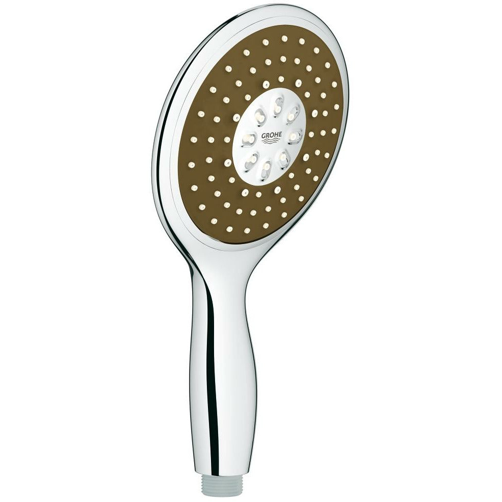 Grohe Chrome/Fired Clay Power&Soul 130 Hand Shower 4+ sprays - Letta London - Hand Showers