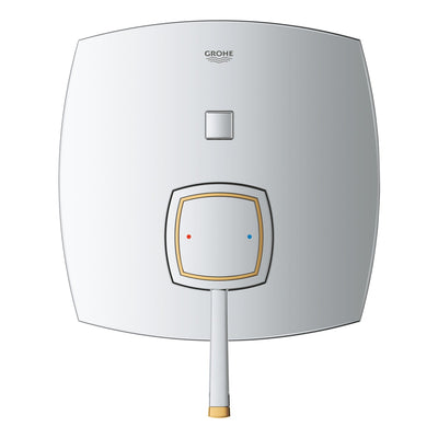 Grohe Chrome/Gold Grandera Single-lever mixer with 2-way diverter - Letta London - Thermostatic Showers