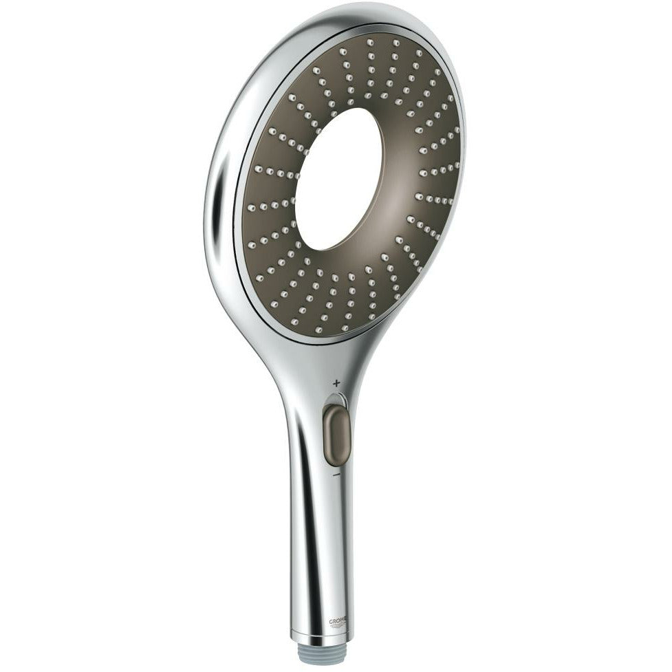 Grohe Chrome/Misty Slate Rainshower Icon 150 Hand shower 2 sprays - Letta London - Hand Showers