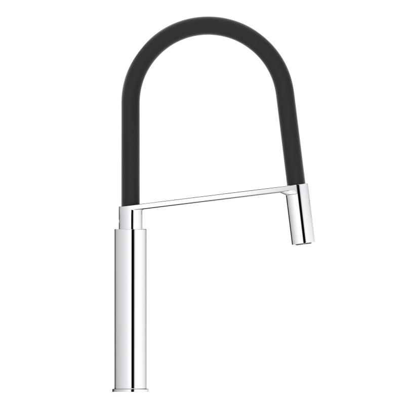 Grohe Concetto single-lever kitchen mixer tap chrome/matt black - Letta London - 