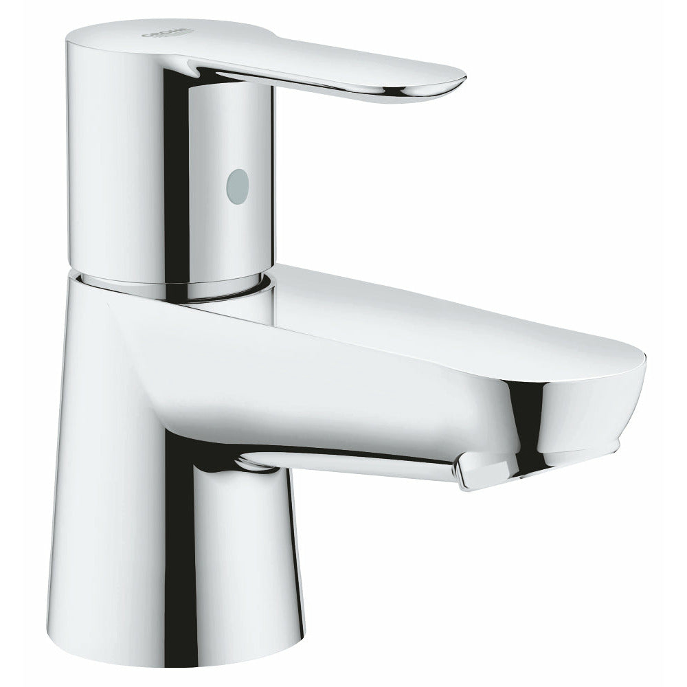 Grohe Deck Mounted Chrome BauEdge Pillar tap 1/2" XS-Size - Letta London - IR Taps & Mixers