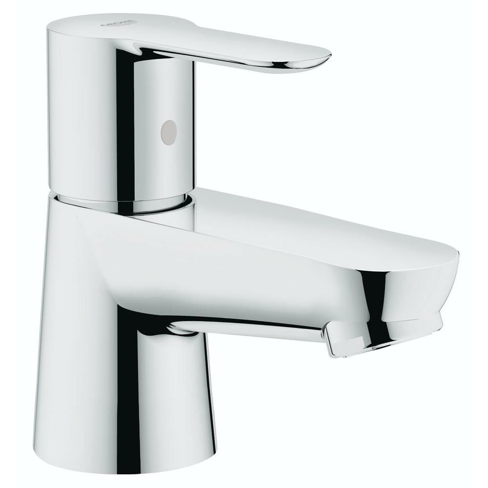 Grohe Deck Mounted Chrome BauEdge Pillar tap 1/2" XS-Size - Letta London - IR Taps & Mixers