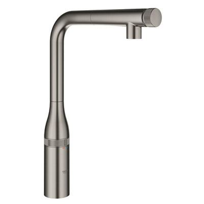 Grohe Essence SmartControl kitchen mixer tap brushed hard graphite - Letta London - 