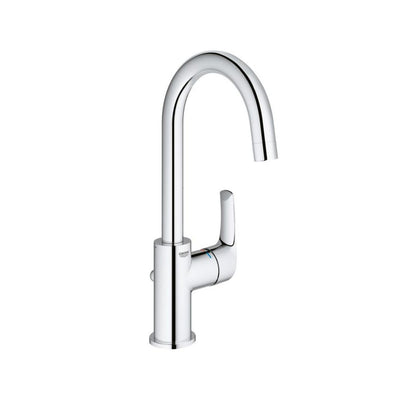 Grohe Eurosmart single lever basin fitting, L size with pop-up waste set
