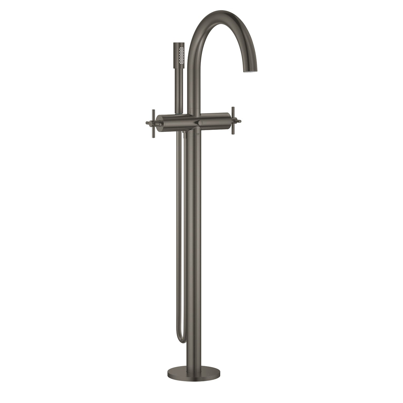 Grohe Floorstanding Brushed Hard Graphite Atrio Bath /shower mixer 1/2" - Letta London - 