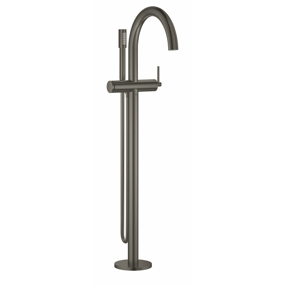 Grohe Freestanding Brushed Hard Graphite Atrio Single-lever bath mixe - Letta London - 