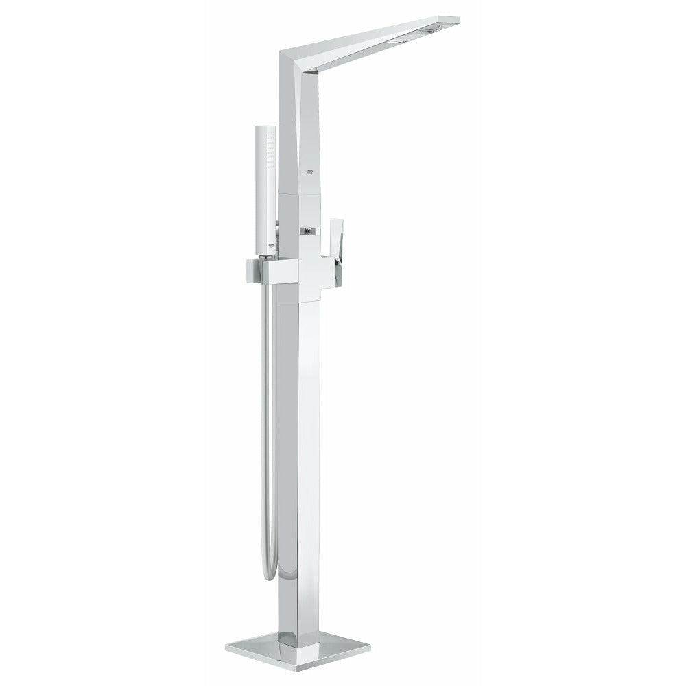 Grohe Freestanding Chrome Allure Brilliant Single-lever bath Mixer taps 1/2 - Letta London - 