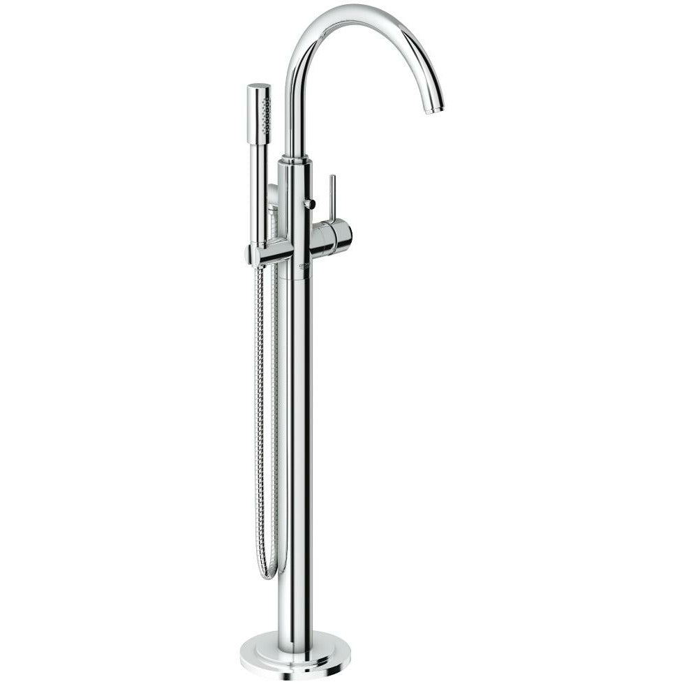 Grohe Freestanding Chrome Atrio Single-lever bath Mixer taps 1/2 - Letta London - 