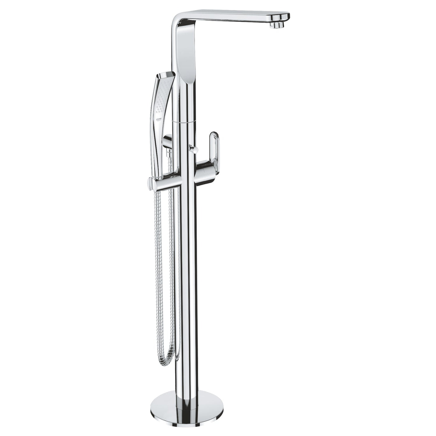 Grohe Freestanding Chrome Veris Single-lever bath Mixer taps 1/2 - Letta London - 