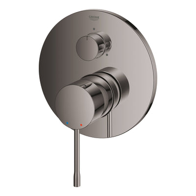 Grohe Hard Graphite Essence Single-lever mixer with 3-way diverter - Letta London - Thermostatic Showers