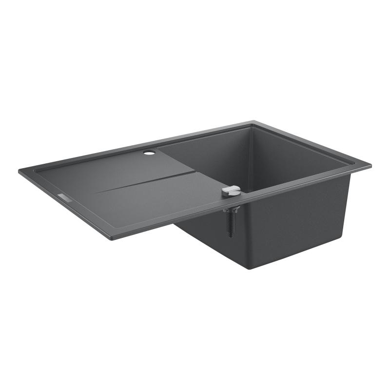 Grohe K400 Single Bowl Composite Kitchen Sink with Drainer - Letta London - 