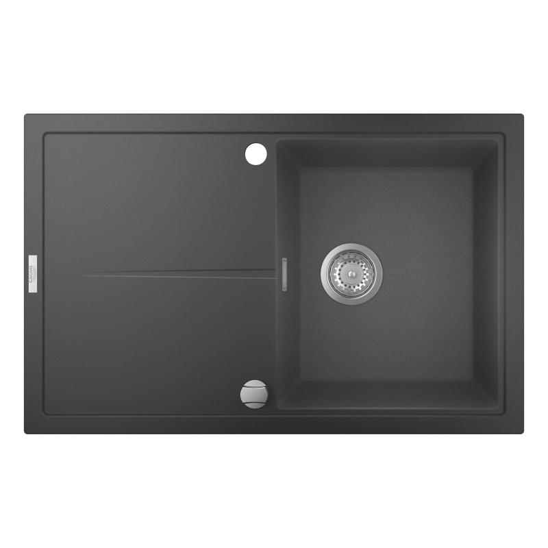 Grohe K400 Single Bowl Composite Kitchen Sink with Drainer - Letta London - 